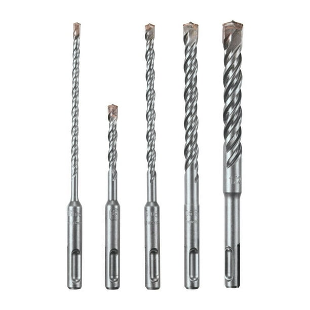 5Pcs 1/4"x6" SDS-Plus Rotary Hammer Drill Bit Carbide Drill Mason Concrete Stone 5Pcs 1/4"x6" SDS-Plus Rotary Hammer Drill Bit Carbide Drill Mason Concrete Stone